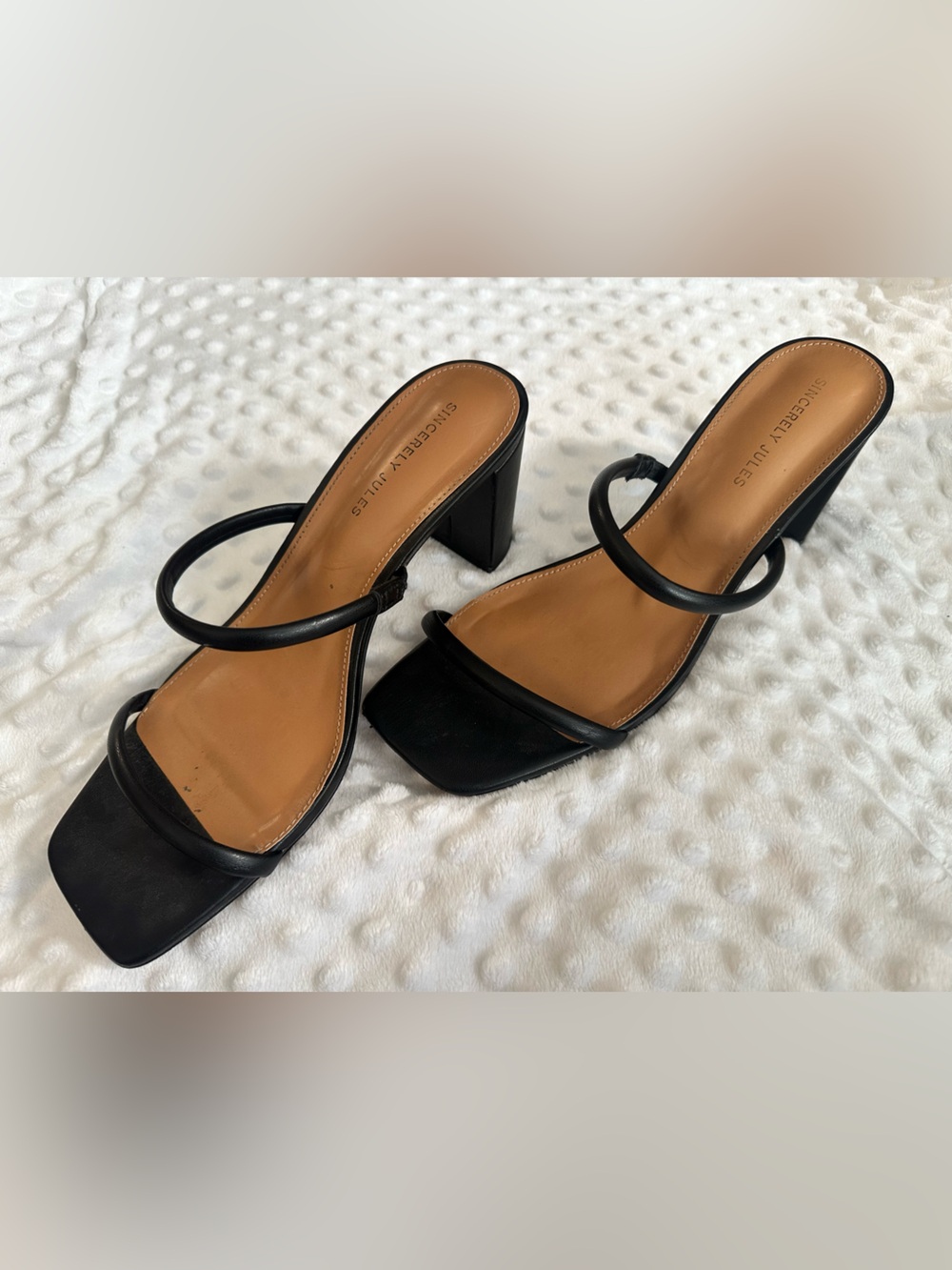 Black heels